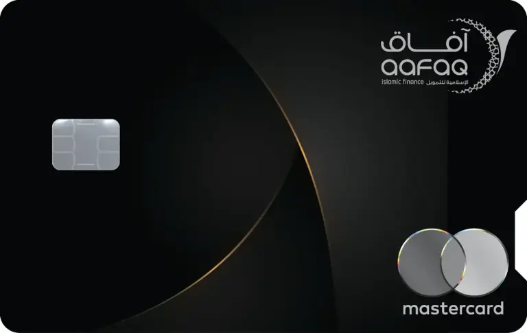 Aafaq World Elite Credit Card Design