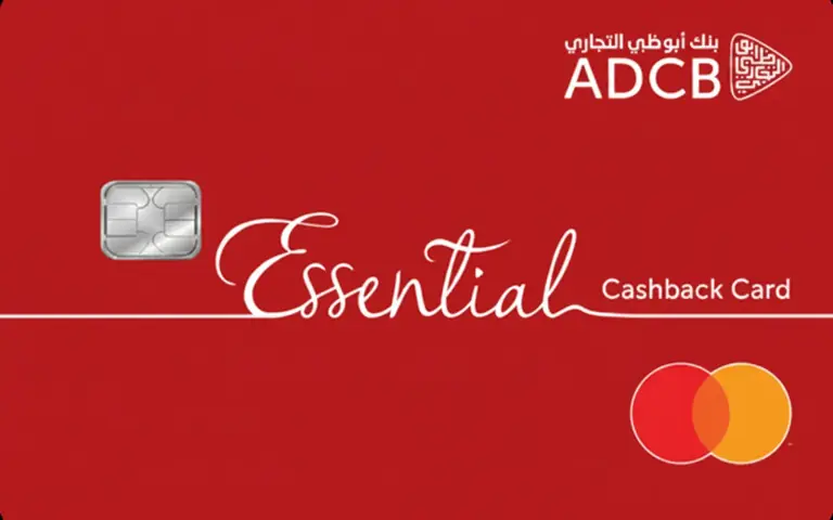 ADCB Essential Cashback Credit Card Design