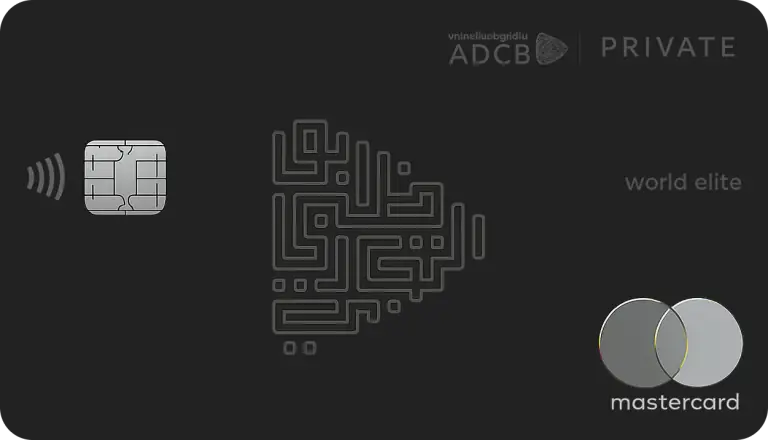 ADCB Private World Elite Credit Card Design
