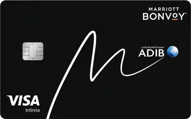 Marriott Bonvoy ADIB Visa Infinite Card Design