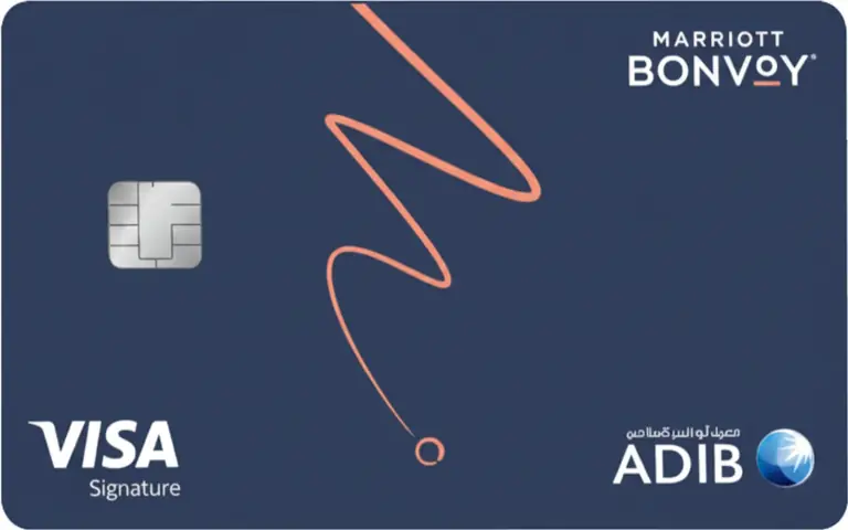 Marriott Bonvoy ADIB Visa Signature Card Design