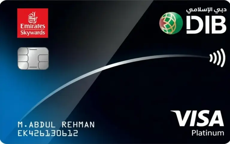 DIB Emirates Skywards Platinum Covered Card Design