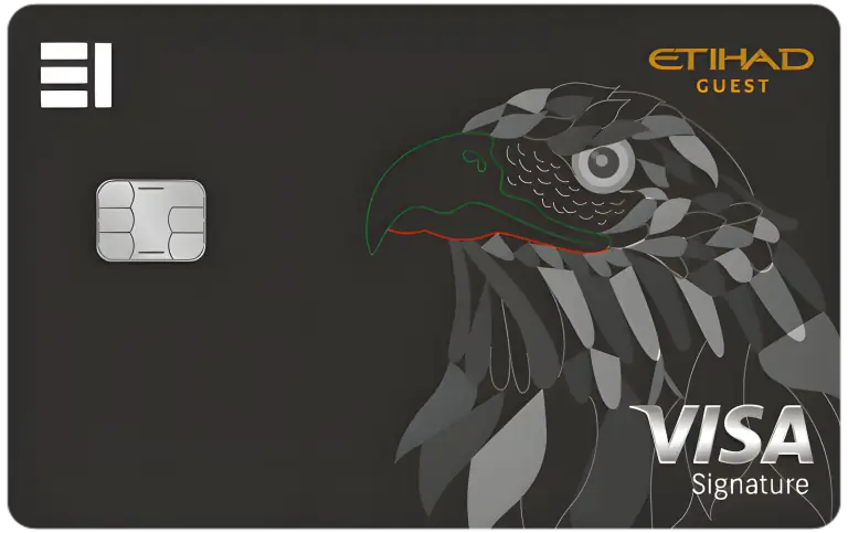 Emirates Islamic Etihad Guest Saqer Credit Card Design