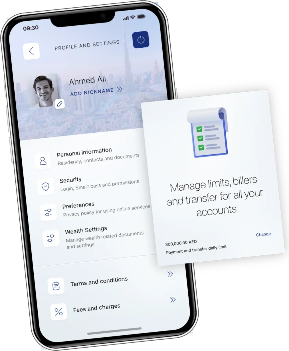 Emirates NBD Savings Account design