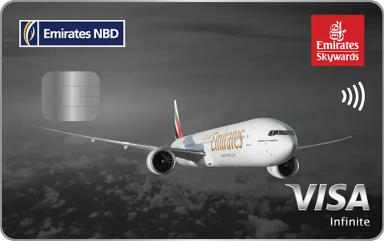 ENBD Skywards Infinite Credit Card Design