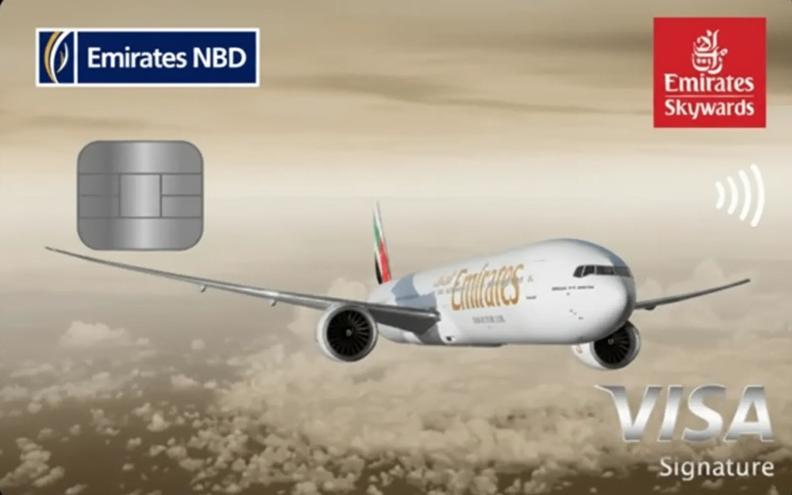 ENBD Skywards Signature Credit Card Design