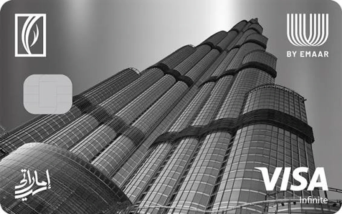 ENBD U By Emaar Visa Infinite Emirati Credit Card Design