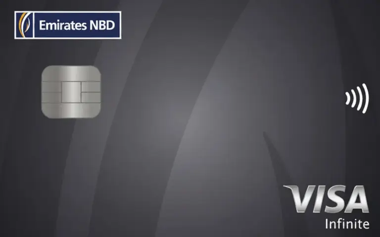 ENBD Visa Infinite Credit Card Design