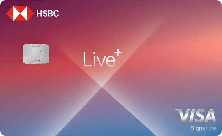 HSBC Live+ Credit Card Design