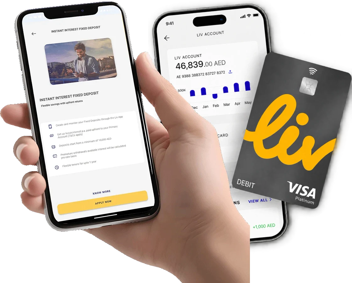 Liv Fixed Deposit design