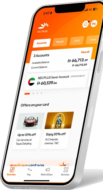 Mashreq NEO Plus Savings Account