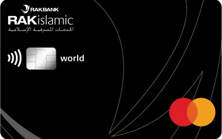 RAKislamic World Credit Card Design