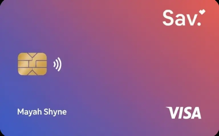 Sav Prepaid Card Design